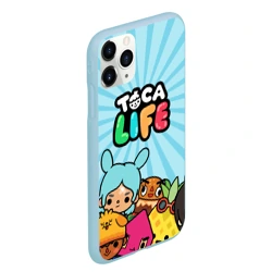 Чехол для iPhone 11 Pro Max матовый Toca Boca life - фото 2