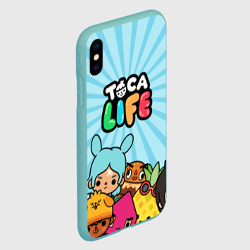 Чехол для iPhone XS Max матовый Toca Boca life - фото 2