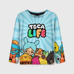 Детский лонгслив 3D Toca Boca life