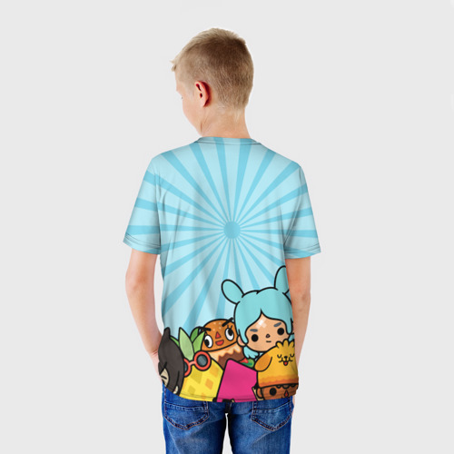 Детская футболка 3D Toca Boca life, цвет 3D печать - фото 4