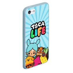 Чехол для iPhone 5/5S матовый Toca Boca life - фото 2