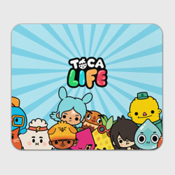 Прямоугольный коврик для мышки Toca Boca life