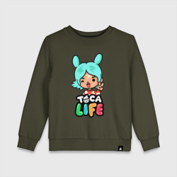 Детский свитшот хлопок Toca Boca. Girl