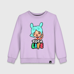 Детский свитшот хлопок Toca Boca. Girl