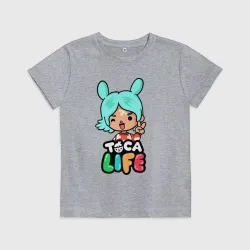 Детская футболка хлопок Toca Boca. Girl