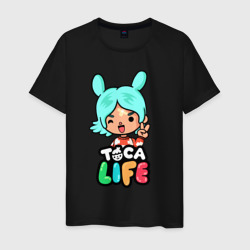 Мужская футболка хлопок Toca Boca. Girl