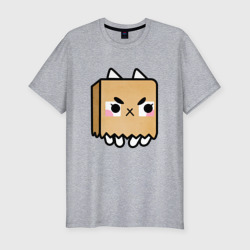 Мужская футболка хлопок Slim Toca Cat Box