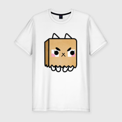 Мужская футболка хлопок Slim Toca Cat Box