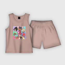 Детская пижама с шортами хлопок Сharacters Toca Boca