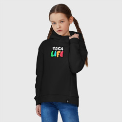 Детское худи Oversize хлопок Toca Life logo - фото 2
