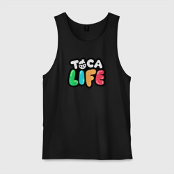 Мужская майка хлопок Toca Life logo