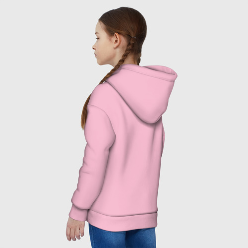 Детское худи Oversize хлопок Toca Life logo, цвет светло-розовый - фото 4