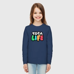 Детский лонгслив хлопок Toca Life logo - фото 2