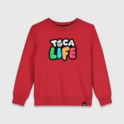 Детский свитшот хлопок Toca Life logo