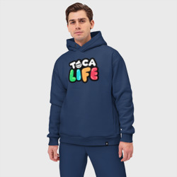 Мужской костюм oversize хлопок Toca Life logo - фото 2