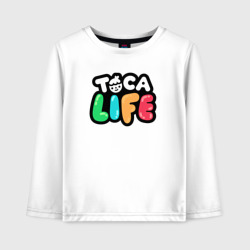 Toca Life logo – Лонгслив из хлопка с принтом купить со скидкой в -20%