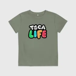 Детская футболка хлопок Toca Life logo