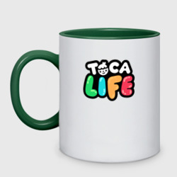 Кружка двухцветная Toca Life logo