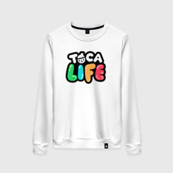 Женский свитшот хлопок Toca Life logo