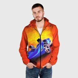 Мужская ветровка 3D Hot Wheels. Хот Вилс - фото 2