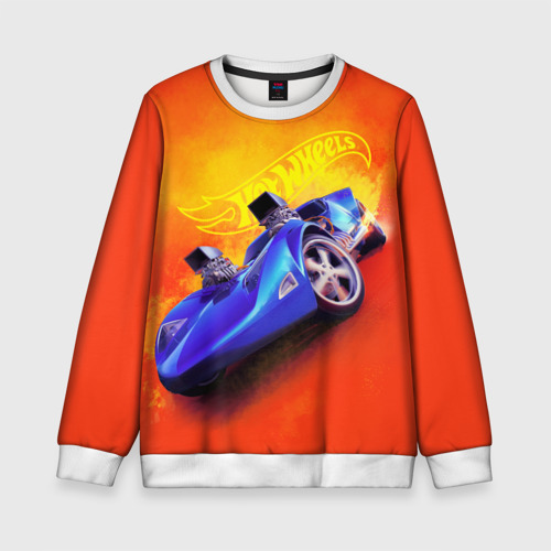 Детский свитшот 3D Hot Wheels. Хот Вилс, цвет 3D печать