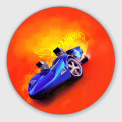 Круглый коврик для мышки Hot Wheels. Хот Вилс