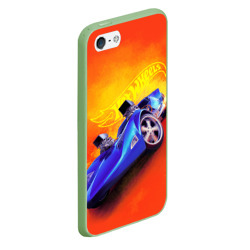 Чехол для iPhone 5/5S матовый Hot Wheels. Хот Вилс - фото 2