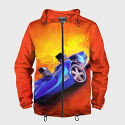 Мужская ветровка 3D Hot Wheels. Хот Вилс