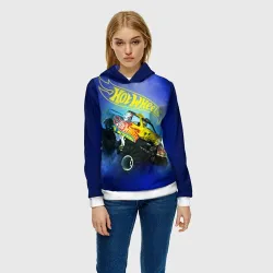 Женская толстовка 3D Hot Wheels. Хот Вилс - фото 2