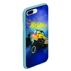 Чехол для iPhone 7Plus/8 Plus матовый Hot Wheels. Хот Вилс - фото 2