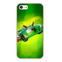 Чехол для iPhone 5/5S матовый Hot Wheels. Хот Вилс