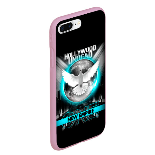 Чехол для iPhone 7Plus/8 Plus матовый New Empire, Vol. 1 - Hollywood Undead, цвет розовый - фото 3