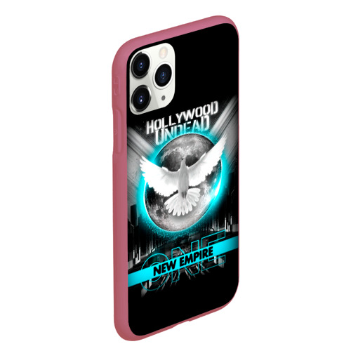 Чехол для iPhone 11 Pro Max матовый с принтом New Empire, Vol 1 - Hollywood Undead, вид сбоку #3