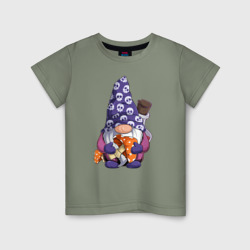 Детская футболка хлопок Гном с мухомором