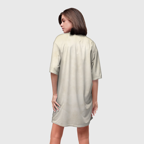 Платье-футболка 3D Силуэт Нейта Дрейка Uncharted, цвет 3D печать - фото 4