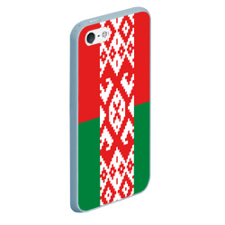 Чехол для iPhone 5/5S матовый Белоруссия - фото 2