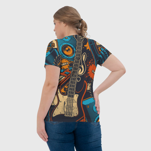 Женская футболка 3D Skillet Скиллет, цвет 3D печать - фото 7