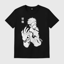 Мужская футболка хлопок Рёмен Сукуна Магическая битва