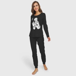 Женская пижама с лонгсливом хлопок Рёмен Сукуна Магическая битва - фото 2