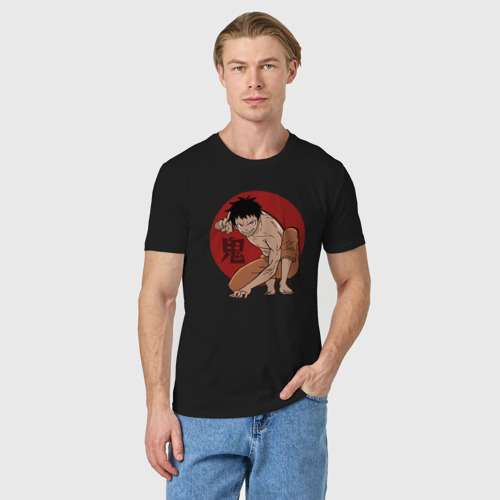 Мужская футболка хлопок Герой Шинра, цвет черный - фото 3