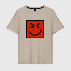 Мужская футболка хлопок Oversize Bon Jovi have a nice Day smile logo