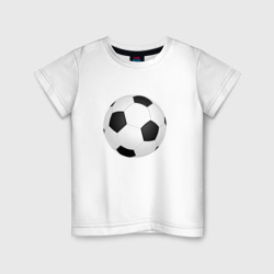 Детская футболка хлопок Футбольный мяч