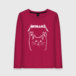 Женский лонгслив хлопок Metallica Металлика