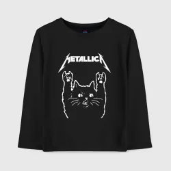 Детский лонгслив хлопок Metallica Металлика