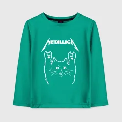 Детский лонгслив хлопок Metallica Металлика