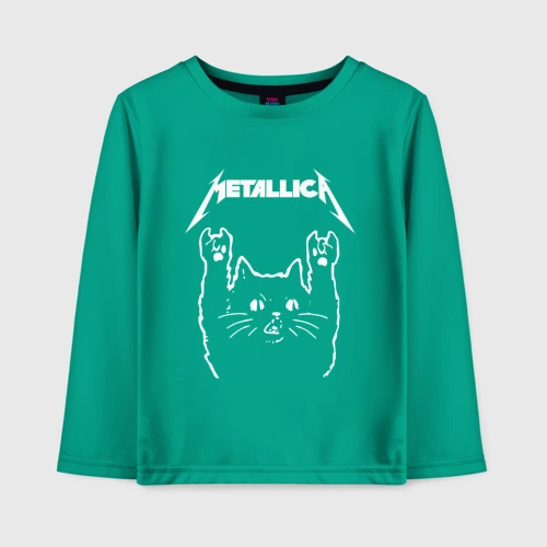 Детский лонгслив хлопок Metallica Металлика