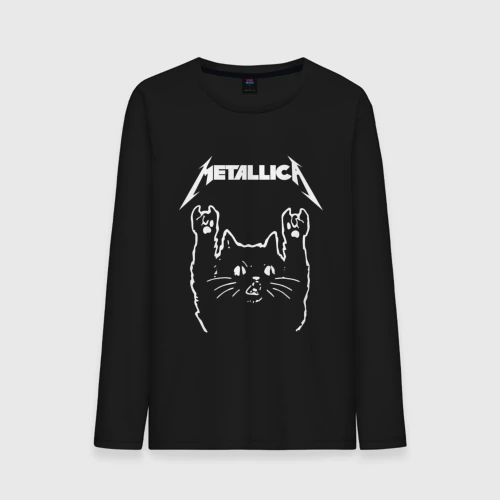 Мужской лонгслив хлопок Metallica Металлика