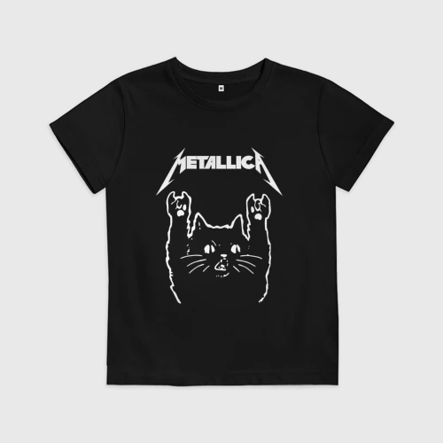 Детская футболка хлопок Metallica Металлика