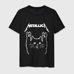 Мужская футболка хлопок Metallica Металлика