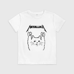 Детская футболка хлопок Metallica Металлика